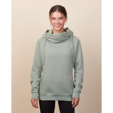 Ladies Classic Fleece Funnel Neck Pullover Hood